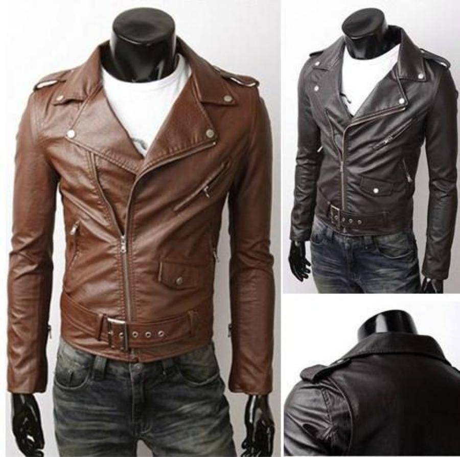 Ninja Stealth Black Mens Faux Leather Biker Jacket – JDP - Joe's ...